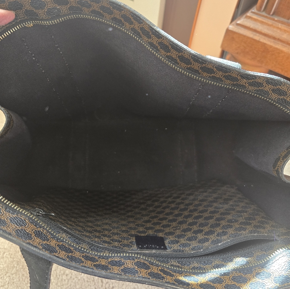 Celine Black and Brown Tote Bag - Picture 6 of 9
